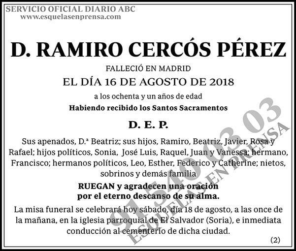 Ramiro Cercós Pérez